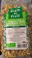 Mängden socker i Trio de lentilles