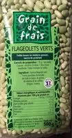 Mängden socker i Flageolets Verts 500G