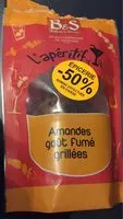 Mängden socker i Amandes goût fumé grillées