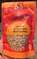 Mängden socker i Graines de Tournesol décortiquées