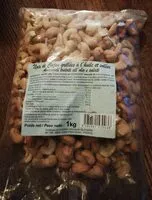 Mängden socker i Noix de cajou grillées à l'huile et salées