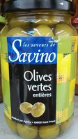 Mängden socker i Olives vertes entières