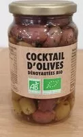 Mängden socker i Cocktail d'olives dénoyautées bio