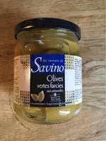 Mängden socker i Olives vertes farcies aux amandes