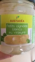 Mängden socker i Petits oignons blancs au vinaigre