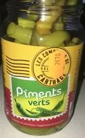 Mängden socker i Piments verts