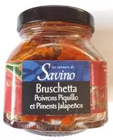 Mängden socker i Bruschetta poivrons et piments