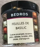 Mängden socker i Feuilles de basilic