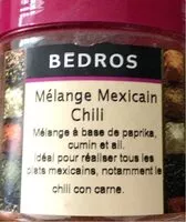 Mängden socker i Mélange mexicain chili