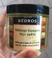 Mängden socker i Melange Espagnol Pour Paella Bedros 105G