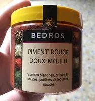 Mängden socker i Piment rouge doux moulu