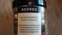 Mängden socker i Assaisonnement Pour Poisson Bedros 105G