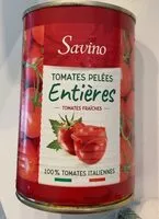 Mängden socker i Tomates pelées entières