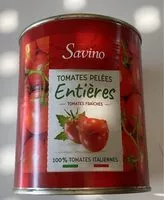 Mängden socker i Tomates pelées entières