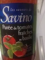 Mängden socker i Purée de tomates fraîches au basilic