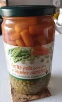 Mängden socker i Petits pois Extra-Fins et Jeunes carottes