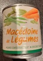 Mängden socker i Macédoine de légumes