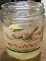 Mängden socker i Coeurs de palmiers