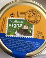 Mängden socker i Feuilles De Vigne Farcies