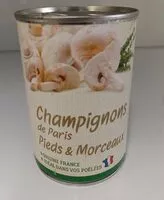 Mängden socker i Champignons de Paris