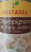 Mängden socker i Champignons de paris entiers 1er choix