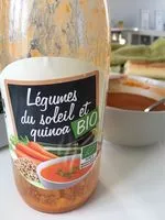 Mängden socker i Soupe legume du soleil et quinoa bio