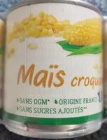 Mängden socker i Maïs croquant