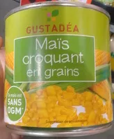 Mängden socker i Maïs croquant en grains