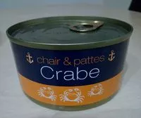 Mängden socker i Chair et pattes - Crabe