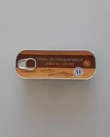 Mängden socker i Filets de maquereaux grillés au naturel