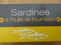 Mängden socker i Sardines a l'huile de tournesol