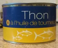 Mängden socker i Thon à l'huile de tournesol