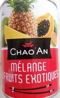 Mängden socker i Melange de fruits exotiques