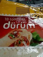 Mängden socker i Durum tortillas