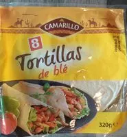 Mängden socker i Tortillas de blé
