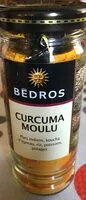 Mängden socker i Curcuma moulu