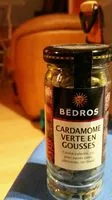 Mängden socker i Cardamone verte en gousses