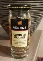 Mängden socker i Cumin en graines