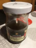 Mängden socker i Poivre vert de madagascar