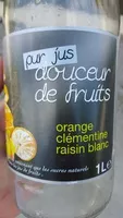 Mängden socker i Jus de fruits
