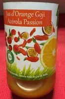 Mängden socker i Jus d'Orange Goji - Acérola - Passion