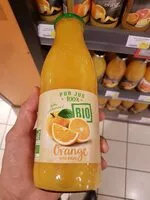Mängden socker i Jus d'orange bio avec pulpe