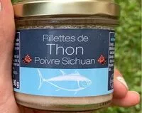Mängden socker i Rillettes de thon poivre sichuan