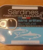 Socker och näringsämnen i Sardines fabrication francaise