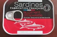 Mängden socker i Sardines au piment d'Espelette