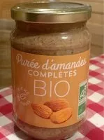 Mängden socker i Purée d’amandes complètes