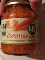 Mängden socker i Carottes râpées BIO