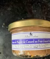 Mängden socker i Terrine de Magret de Canard au foie gras et figues