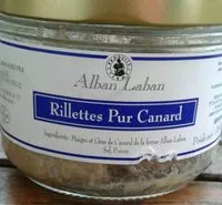 Mängden socker i RILLETTES Pur canard