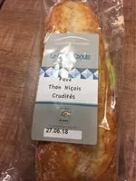 Mängden socker i Le casse croute pavé thon nicois crudité